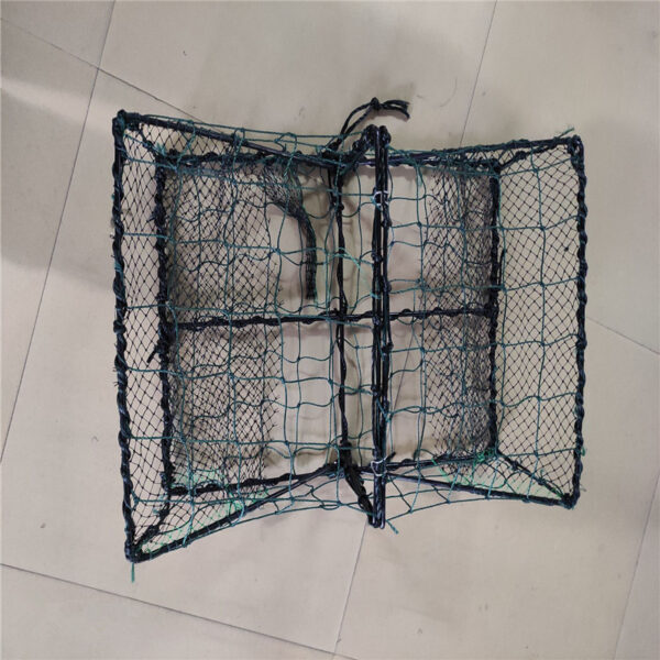 Rectangular crab pot fish trap