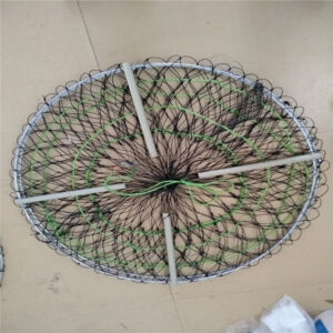 Round fish cage crab trap